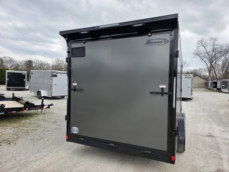 New 2026 Formula Trailers 7.5X16 UTV SXS ESCAPE DOOR BLACKOUT SCREWLESS GOLF CART Cargo / Enclosed Trailer