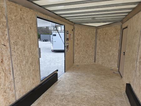 New 2026 Formula Trailers 7.5X16 UTV SXS ESCAPE DOOR BLACKOUT SCREWLESS GOLF CART Cargo / Enclosed Trailer