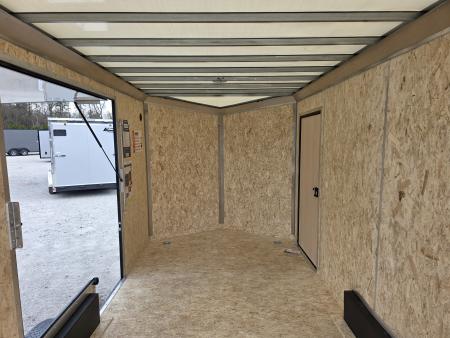 New 2026 Formula Trailers 7.5X16 UTV SXS ESCAPE DOOR BLACKOUT SCREWLESS GOLF CART Cargo / Enclosed Trailer