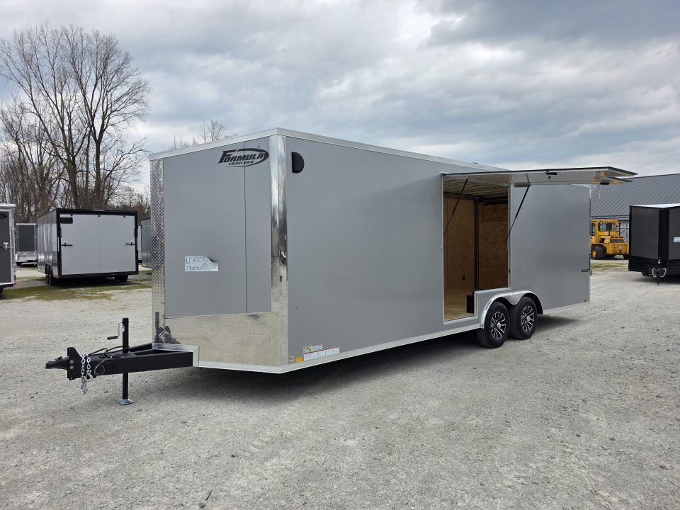 New 2026 Formula Trailers 8.5x24 CAR HAULER WITH ESCAPE DOOR 10K 7' INSIDE SXS UTV GOLF CART Cargo / Enclosed Trailer