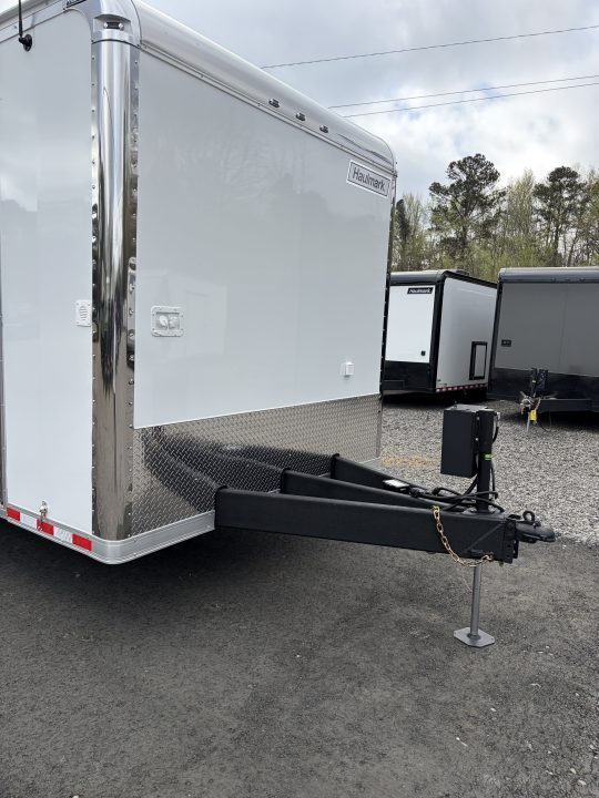 New 2026 Haulmark 34 Bathoom Race Trailer, Polycor, Insulated, A/C