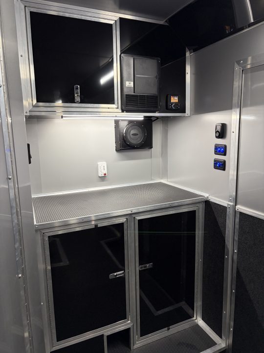 New 2026 Haulmark 34 Bathoom Race Trailer, Polycor, Insulated, A/C