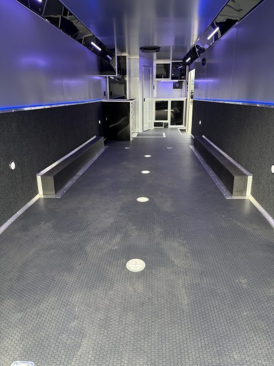New 2026 Haulmark 34 Bathoom Race Trailer, Polycor, Insulated, A/C