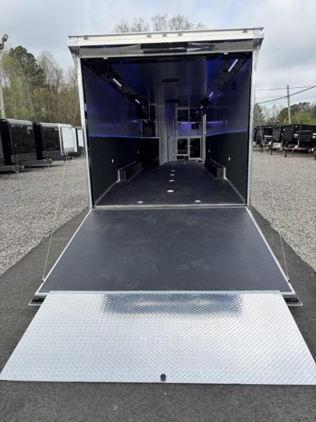New 2026 Haulmark 34 Bathoom Race Trailer, Polycor, Insulated, A/C