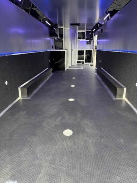 New 2026 Haulmark 34 Bathoom Race Trailer, Polycor, Insulated, A/C