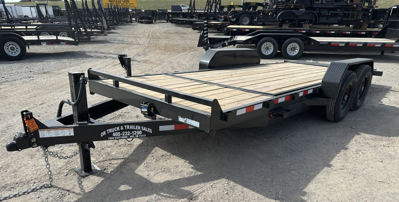 New 2026 Down 2 Earth Trailers 82"x20' Bumper Pull with 7ks axles Tilt Trailer