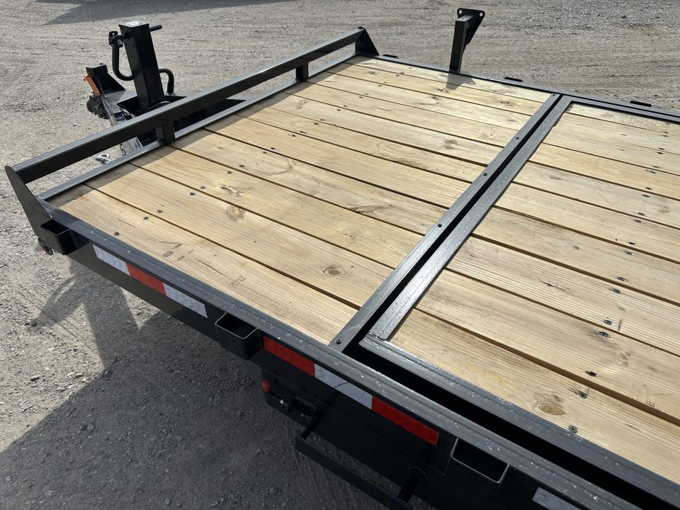 New 2026 Down 2 Earth Trailers 82"x20' Bumper Pull with 7ks axles Tilt Trailer