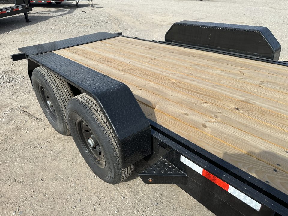 New 2026 Down 2 Earth Trailers 82"x20' Bumper Pull with 7ks axles Tilt Trailer