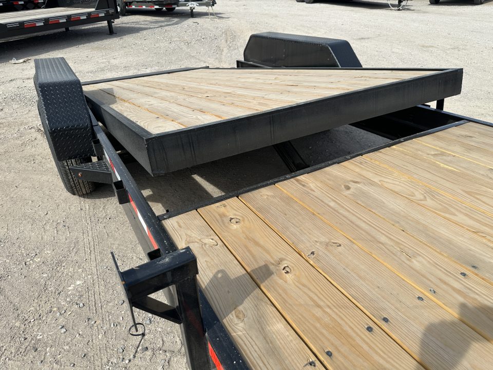 New 2026 Down 2 Earth Trailers 82"x20' Bumper Pull with 7ks axles Tilt Trailer