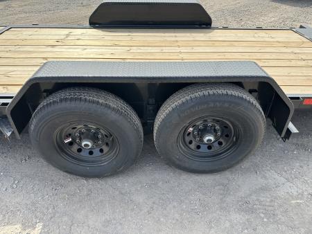 New 2026 Down 2 Earth Trailers 82"x20' Bumper Pull with 7ks axles Tilt Trailer