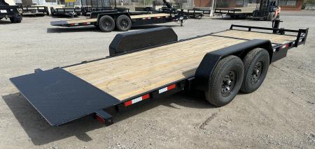 New 2026 Down 2 Earth Trailers 82"x20' Bumper Pull with 7ks axles Tilt Trailer