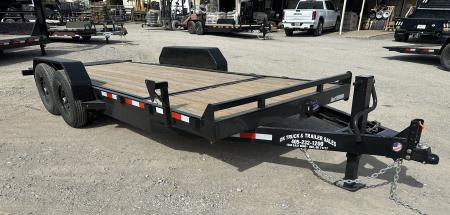 New 2026 Down 2 Earth Trailers 82"x20' Bumper Pull with 7ks axles Tilt Trailer