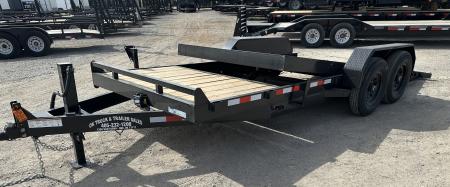 New 2026 Down 2 Earth Trailers 82"x20' Bumper Pull with 7ks axles Tilt Trailer
