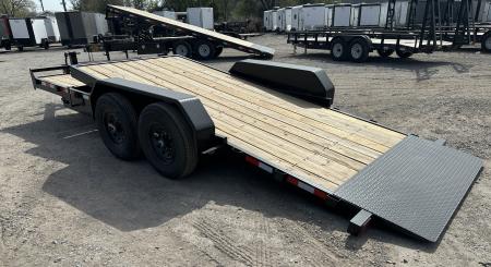 New 2026 Down 2 Earth Trailers 82"x20' Bumper Pull with 7ks axles Tilt Trailer