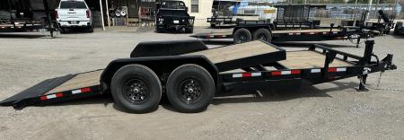 New 2026 Down 2 Earth Trailers 82"x20' Bumper Pull with 7ks axles Tilt Trailer