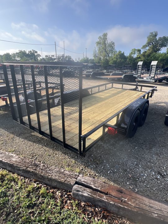 New 2026 P & T Trailers 77X16WT Utility Trailer