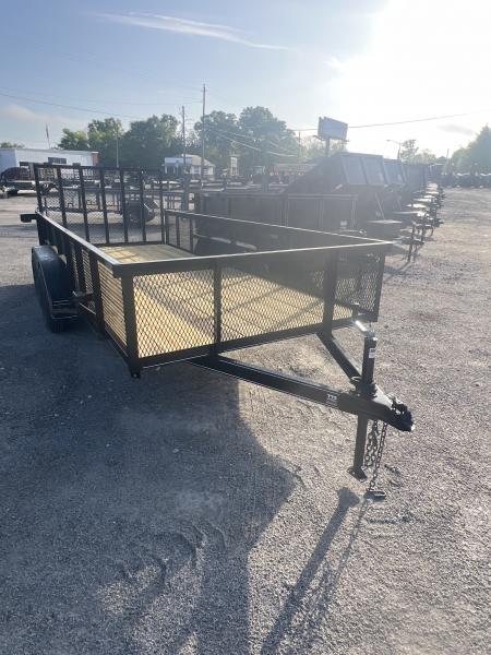 New 2026 P & T Trailers 77X16WT W/MESH Utility Trailer
