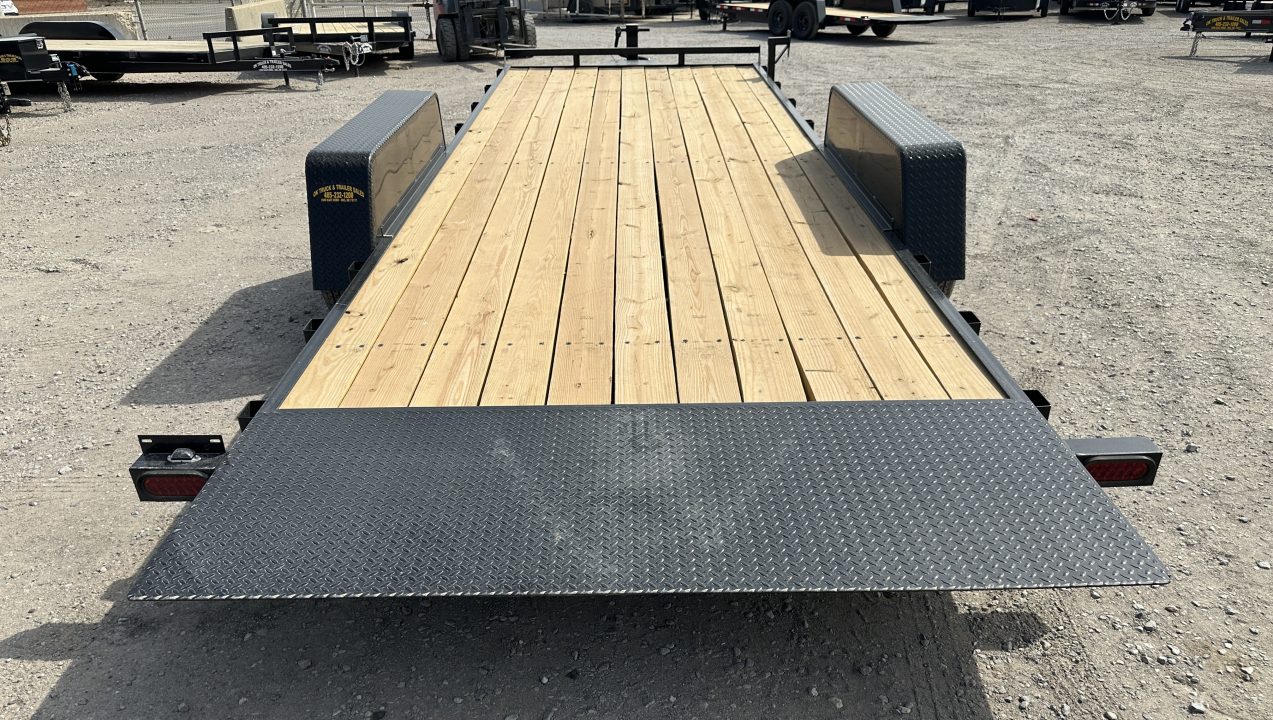 New 2026 Down 2 Earth Trailers 82"x22' Bumper Pull Full Power Tilt Trailer