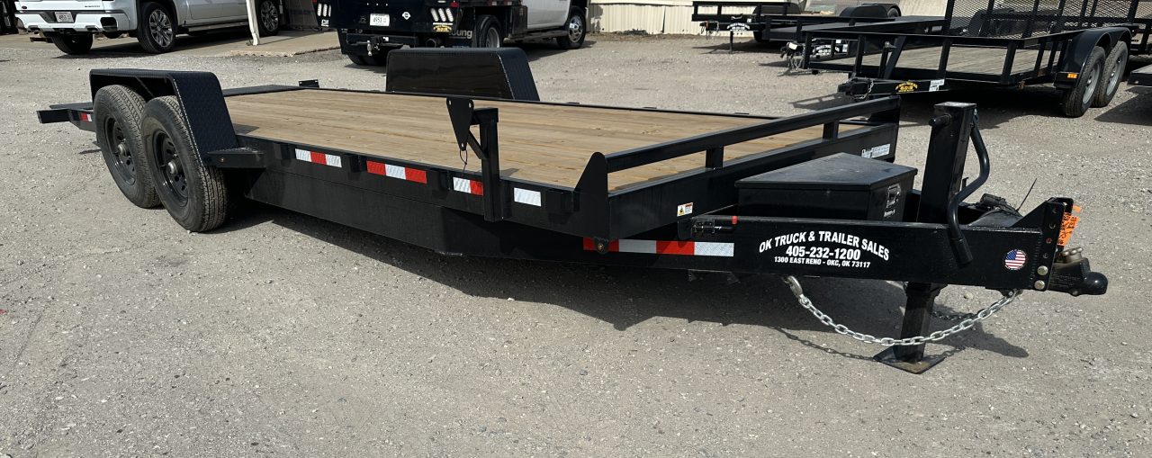 New 2026 Down 2 Earth Trailers 82"x22' Bumper Pull Full Power Tilt Trailer