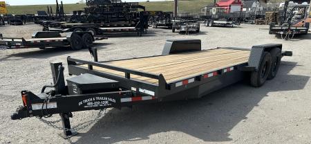 New 2026 Down 2 Earth Trailers 82 x22' Bumper Pull Full Power Tilt Trailer