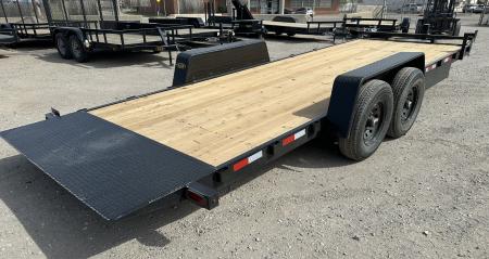 New 2026 Down 2 Earth Trailers 82"x22' Bumper Pull Full Power Tilt Trailer