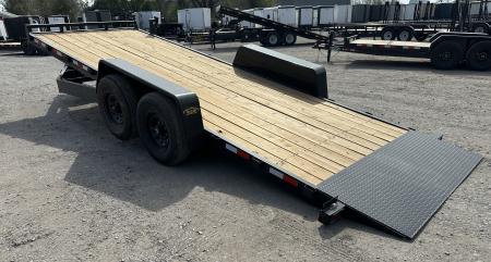 New 2026 Down 2 Earth Trailers 82"x22' Bumper Pull Full Power Tilt Trailer