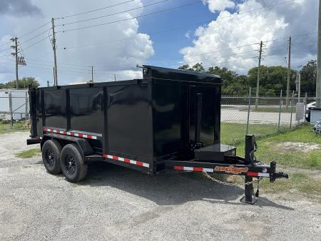 New 2026 Down 2 Earth Trailers 7X14 DUMP TRAILER Dump Trailer