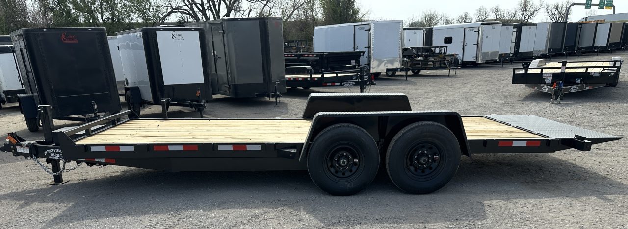 New 2026 Down 2 Earth Trailers 82"x20' Bumper Pull Full Power Tilt Trailer