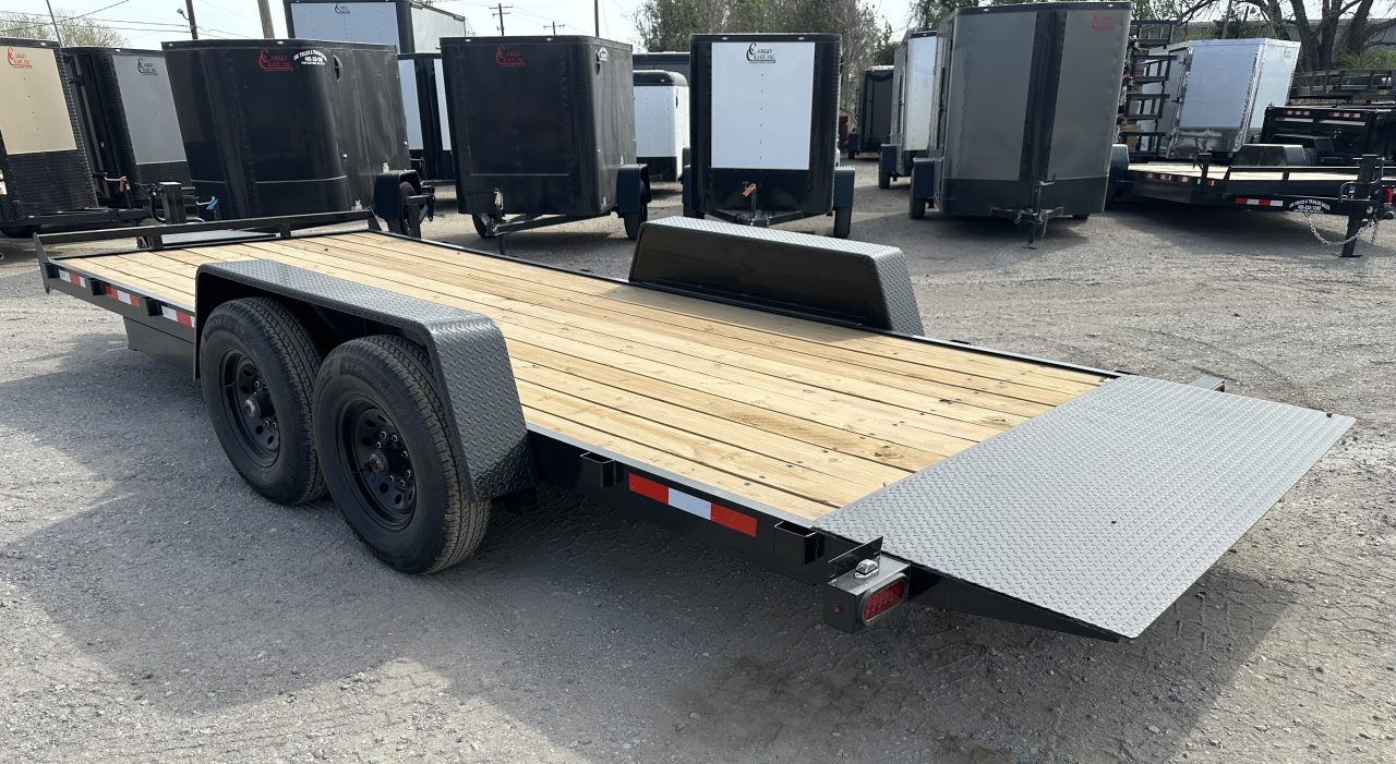 New 2026 Down 2 Earth Trailers 82"x20' Bumper Pull Full Power Tilt Trailer