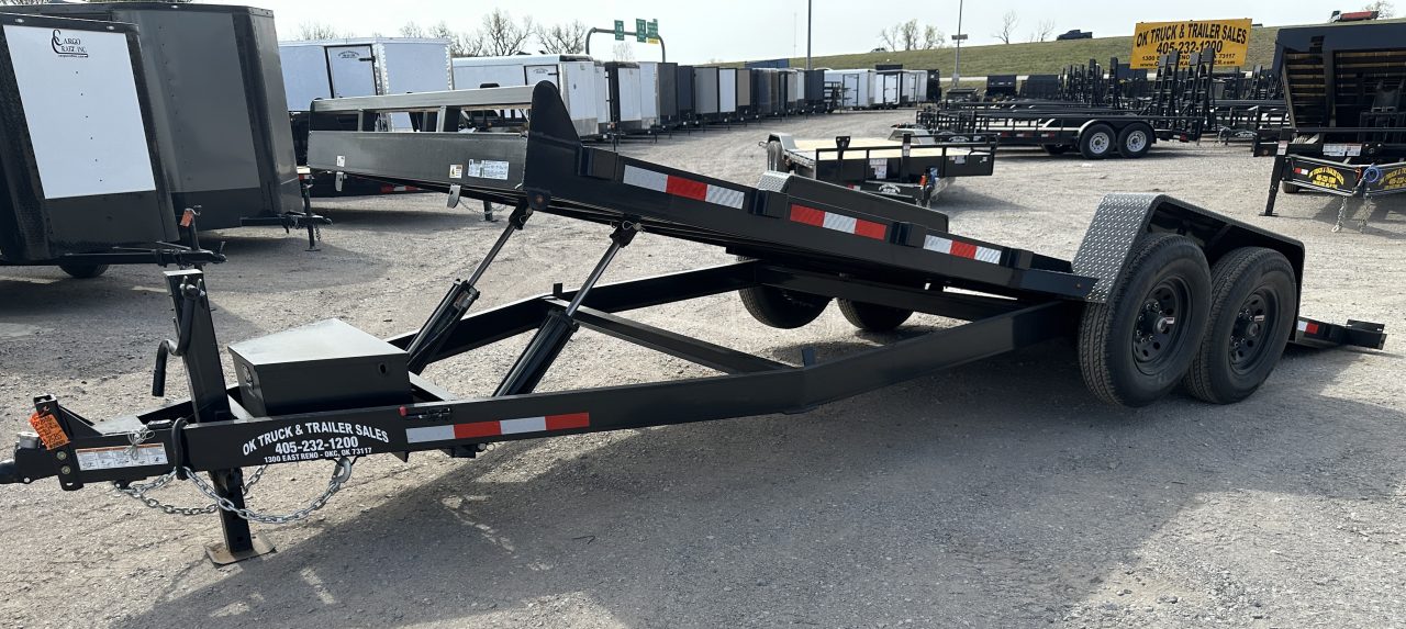 New 2026 Down 2 Earth Trailers 82"x20' Bumper Pull Full Power Tilt Trailer