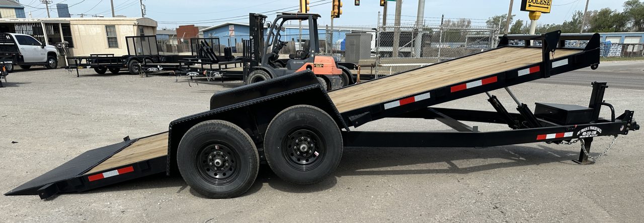 New 2026 Down 2 Earth Trailers 82"x20' Bumper Pull Full Power Tilt Trailer