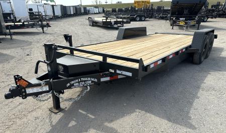 New 2026 Down 2 Earth Trailers 82 x20' Bumper Pull Full Power Tilt Trailer