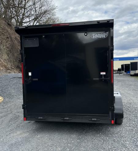 New 2026 Cargo Express 7X14 Black Out Cargo / Enclosed Trailer w/ Rear Flare