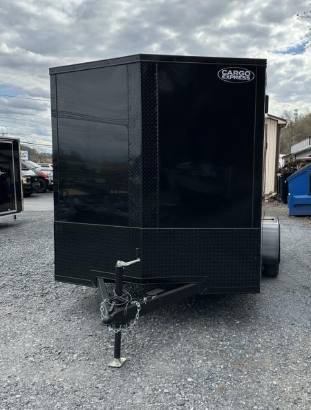New 2026 Cargo Express 7X14 Black Out Cargo / Enclosed Trailer w/ Rear Flare
