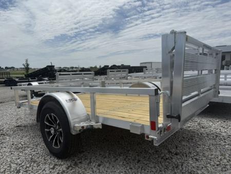 New 2026 H&H Aluminum 66”x10’ 3k Rail Side Utility Trailer