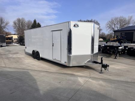 New NEW 2027 Bighorn R&M 8.5x24 +2V SUPERIOR QUALITY 10K Enclosed 7 ft Cargo Trailer Car Hauler