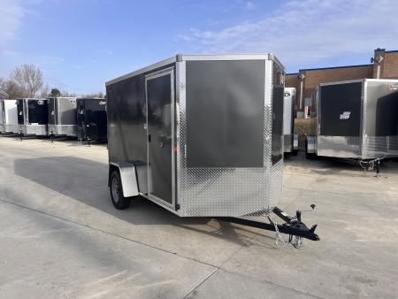 New NEW 2026 AERO 6x10 +2 V WHITE Interior QUALITY Enclosed Rear Ramp Cargo Trailer