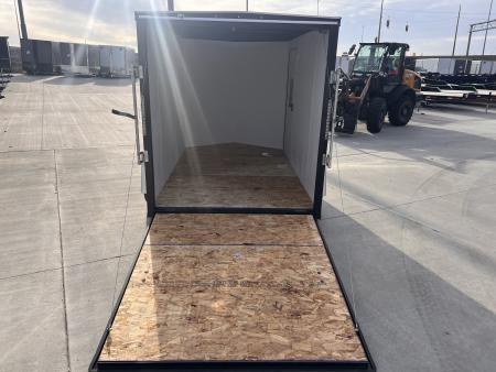 New NEW 2026 AERO 6x10 +2 V WHITE Interior QUALITY Enclosed Rear Ramp Cargo Trailer