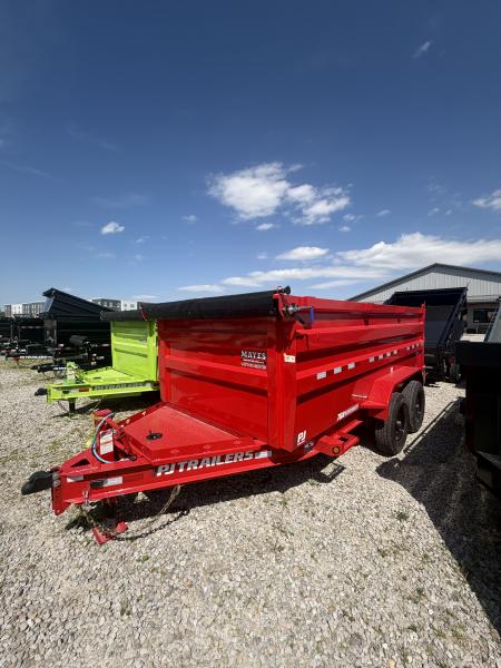 New 2026 PJ Trailers DM142 Dump Trailer 83X14 TA HIGH SIDES (GVW:15400)  RED