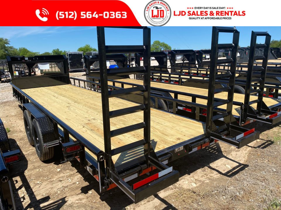 New 2026 A&V - 83" x 24' - HD Pipetop Equipment Trailer - SUR - 16K GVWR