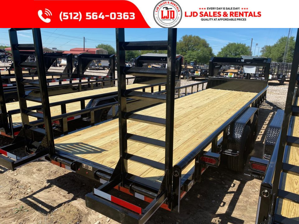 New 2026 A&V - 83" x 24' - HD Pipetop Equipment Trailer - SUR - 16K GVWR