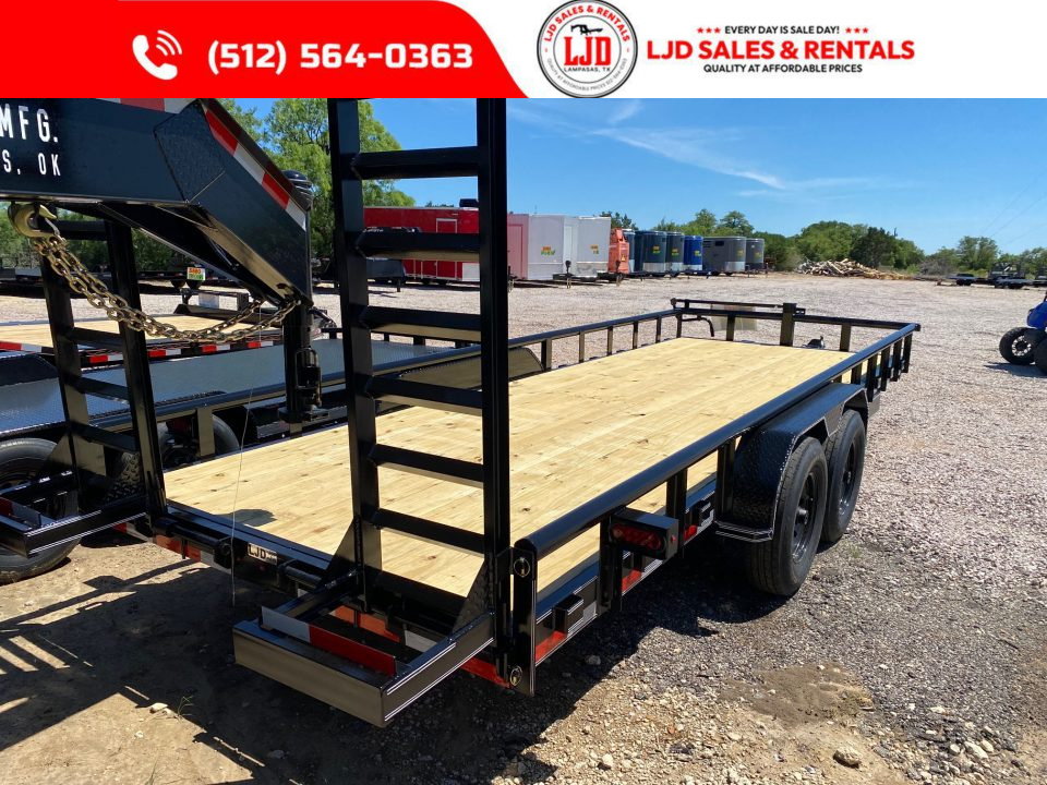 New 2026 A & V - 83" X 20' Pipe Top Equipment Trailer - 14K GVWR