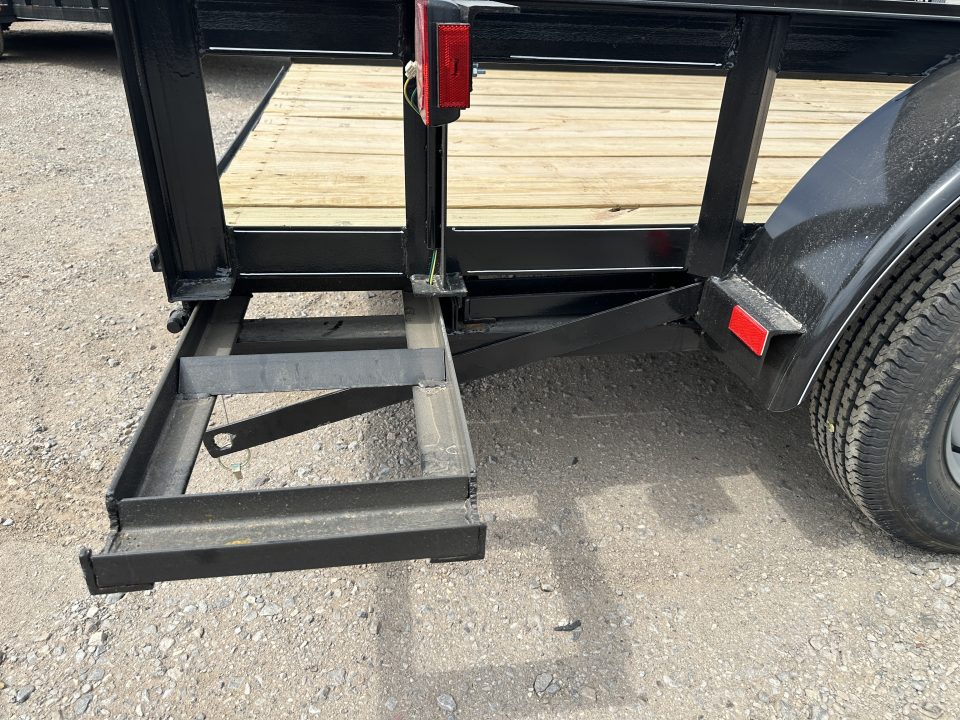 New 2026 Road Boss 77"x14' Tandem Axle Bumper Pull with Slide in Ramps Utility Trailer