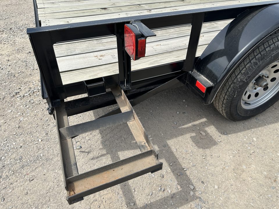New 2025 Road Boss 83"x16' Tandem Axle Bumper Pull with Slide in Ramps Utility Trailer