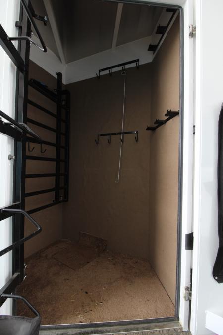 Used 2016 Trails West Sierra 13x13 LQ - 8' Wide - 4 Horse Trailer - Side Tack - Cameras - Hayrack