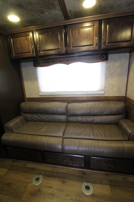 Used 2016 Trails West Sierra 13x13 LQ - 8' Wide - 4 Horse Trailer - Side Tack - Cameras - Hayrack