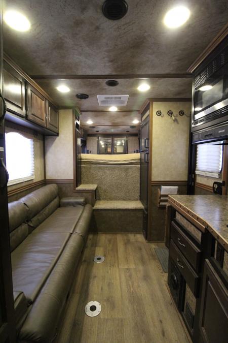 Used 2016 Trails West Sierra 13x13 LQ - 8' Wide - 4 Horse Trailer - Side Tack - Cameras - Hayrack