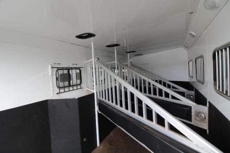 Used 2016 Trails West Sierra 13x13 LQ - 8' Wide - 4 Horse Trailer - Side Tack - Cameras - Hayrack