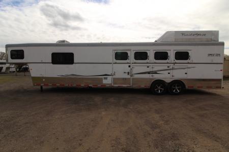 Used 2016 Trails West Sierra 13x13 LQ - 8' Wide - 4 Horse Trailer - Side Tack - Cameras - Hayrack