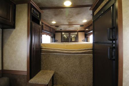 Used 2016 Trails West Sierra 13x13 LQ - 8' Wide - 4 Horse Trailer - Side Tack - Cameras - Hayrack